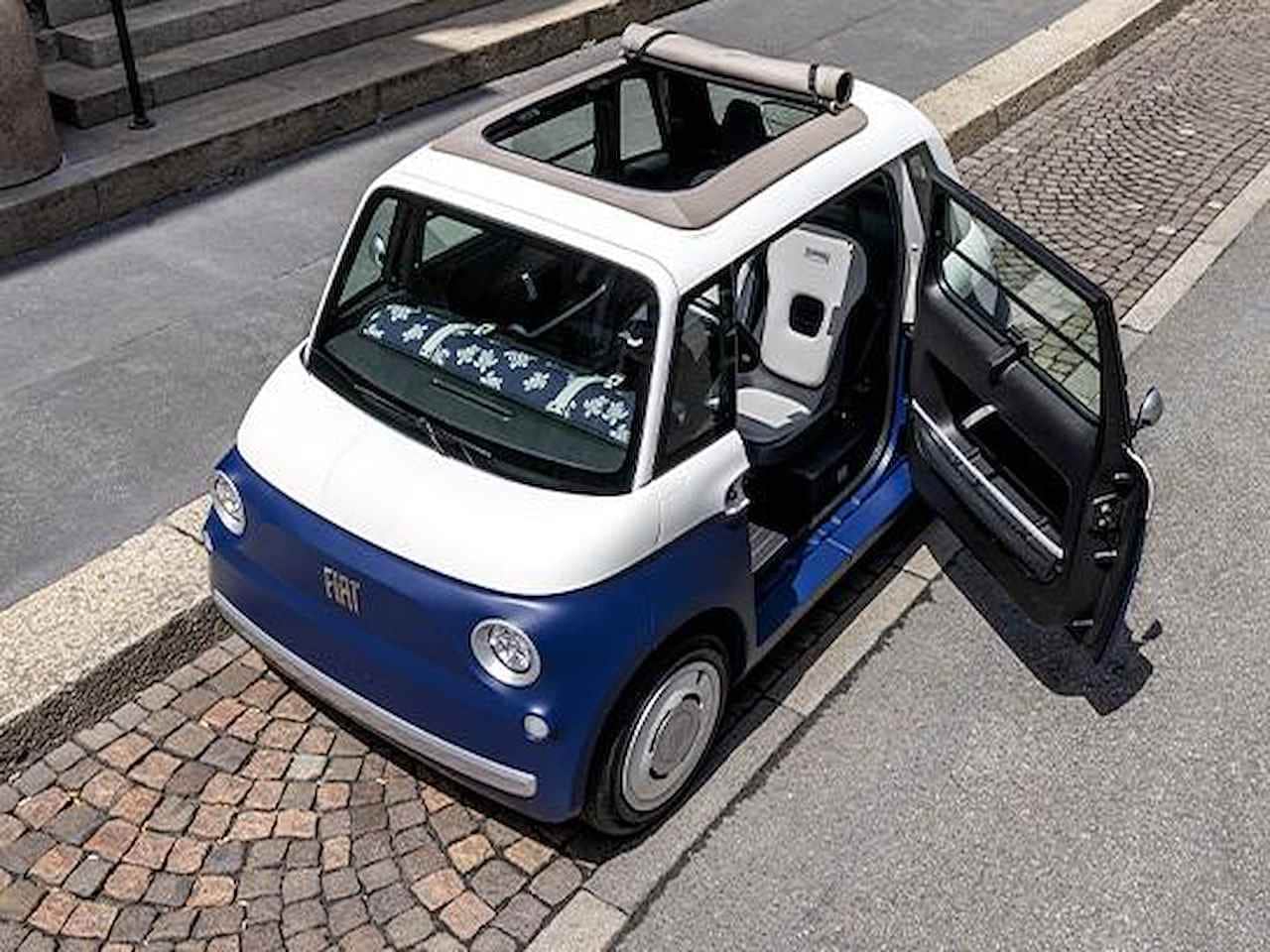 Fiat Topolino - Brommobiel Vilebrequin Collectors Edition / DIRECT LEVERBAAR! | Buitenspiegels in afwijken - AutoWereld.nl