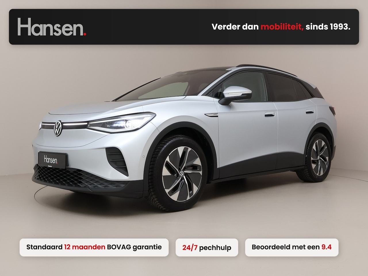 Volkswagen ID.4 - Pro 77 kWh I 95% SOH I Panoramadak I Adaptive Cruise I Stoelverwarming I CarPlay I Camera - AutoWereld.nl
