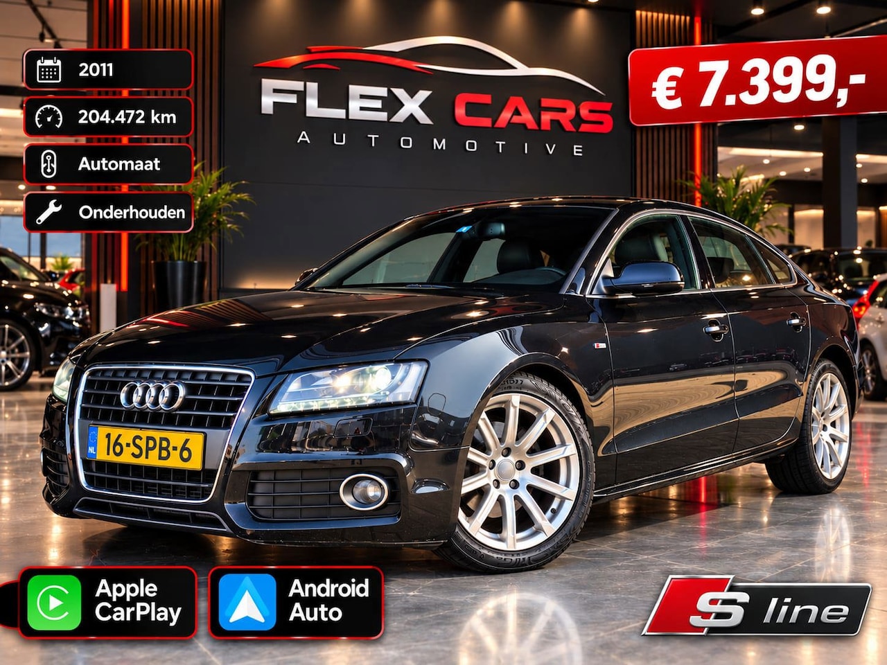 Audi A5 Sportback - 1.8 TFSI Pro Line S|Memorystoelen|Carplay|Xenon|Elektrische stoelen - AutoWereld.nl