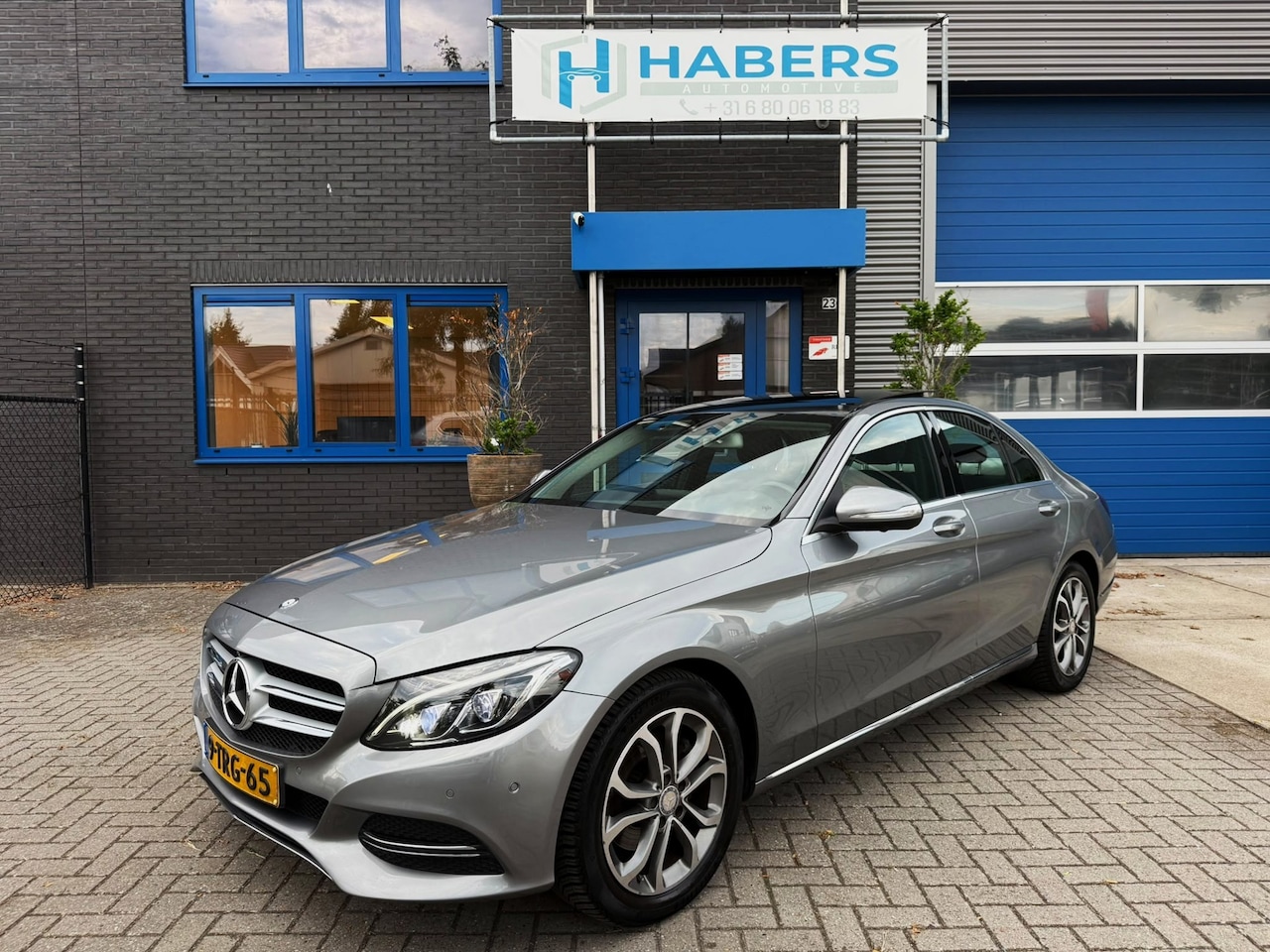 Mercedes-Benz C-klasse - 200 Prestige 184PK|Groot Navi|AUT|Sportstoelen|Leder|Kantel/Schuifdak|Full Led|NL Auto|Sto - AutoWereld.nl