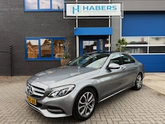 Mercedes-Benz C-klasse - 200 Prestige 184PK|Groot Navi|AUT|Sportstoelen|Leder|Kantel/Schuifdak|Full Led|NL Auto|Sto