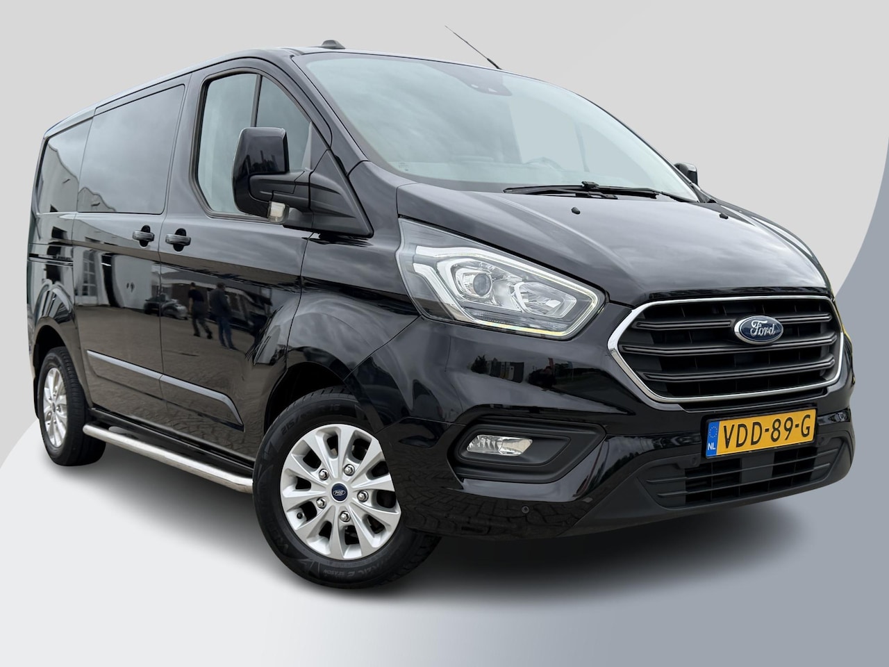 Ford Transit Custom - 300 2.0 TDCI L1H1 Limited DC | Dubbele Cabine | 130pk | Trekhaak | Dubbele Schuifdeur | Ap - AutoWereld.nl