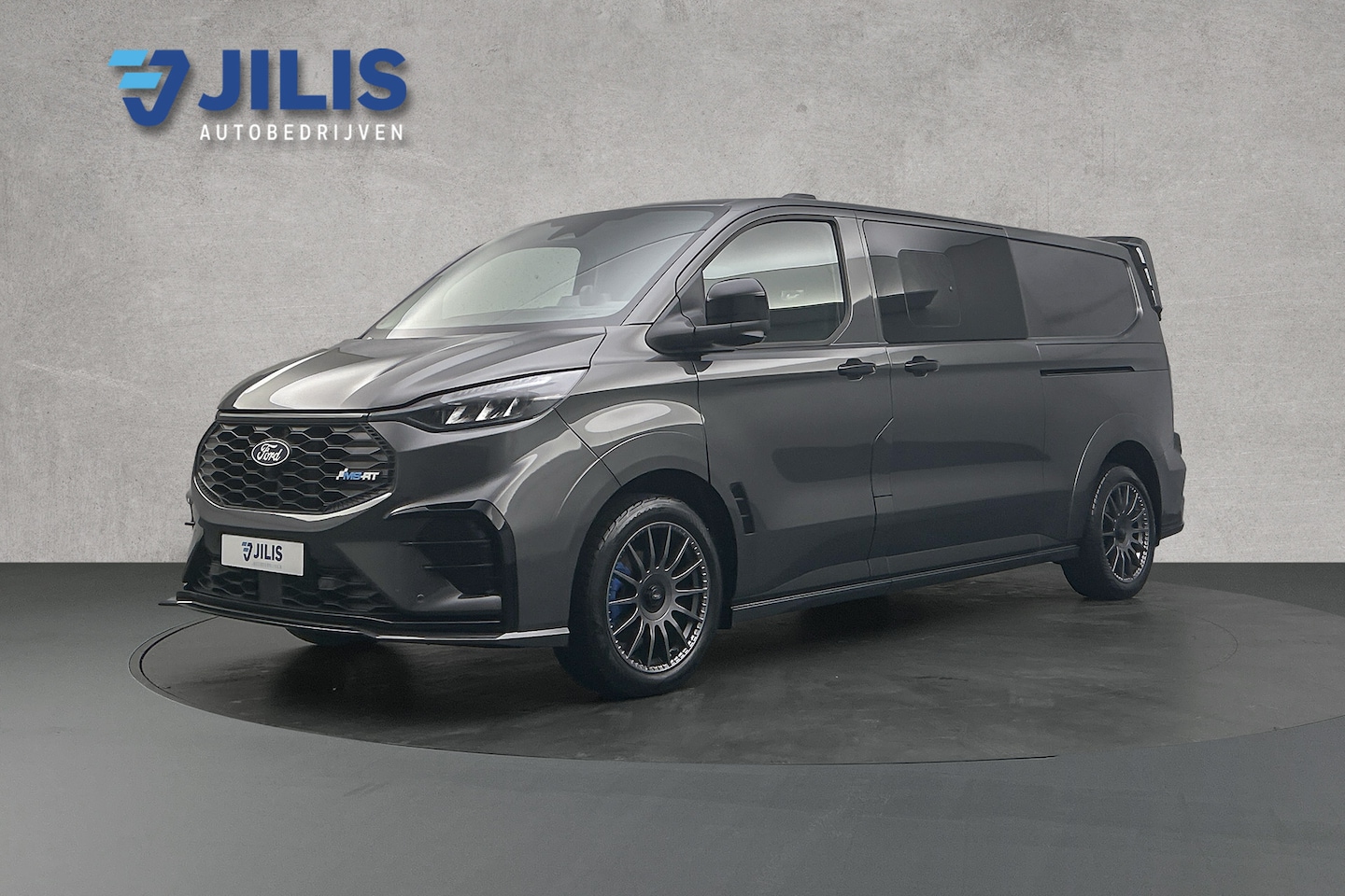 Ford E-Transit Cust. - 340 L2 MS-RT 71 kWh | Twee schuifdeuren | Trekhaak uitklapbaar | Half lederen bekleding - AutoWereld.nl
