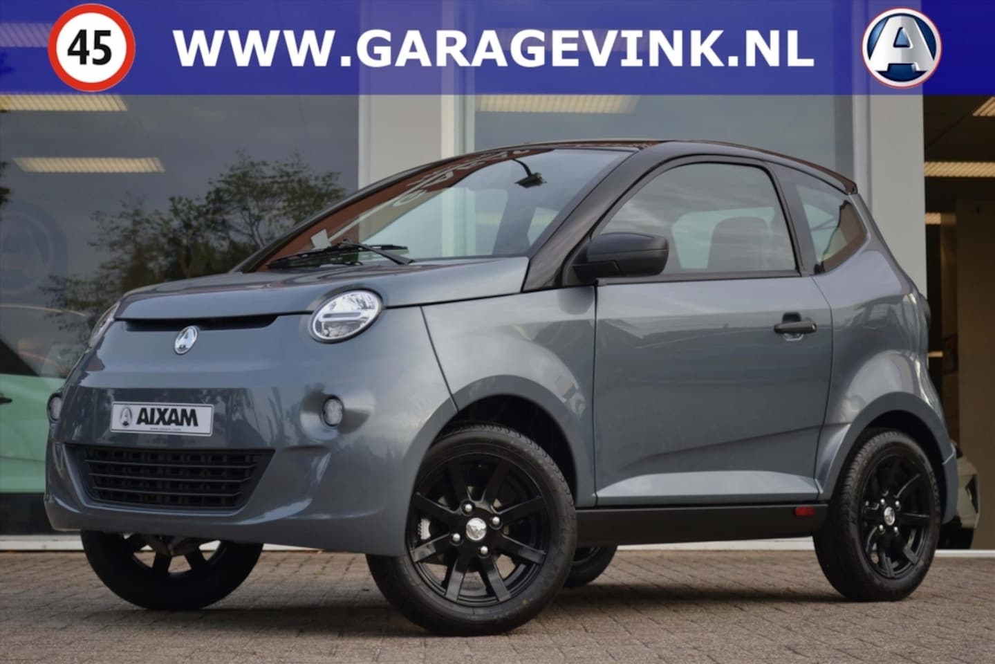 Aixam City - easy Chic 100% ELEKTRISCHE Brommobiel MET kreukelzone + kooiconstructie - AutoWereld.nl