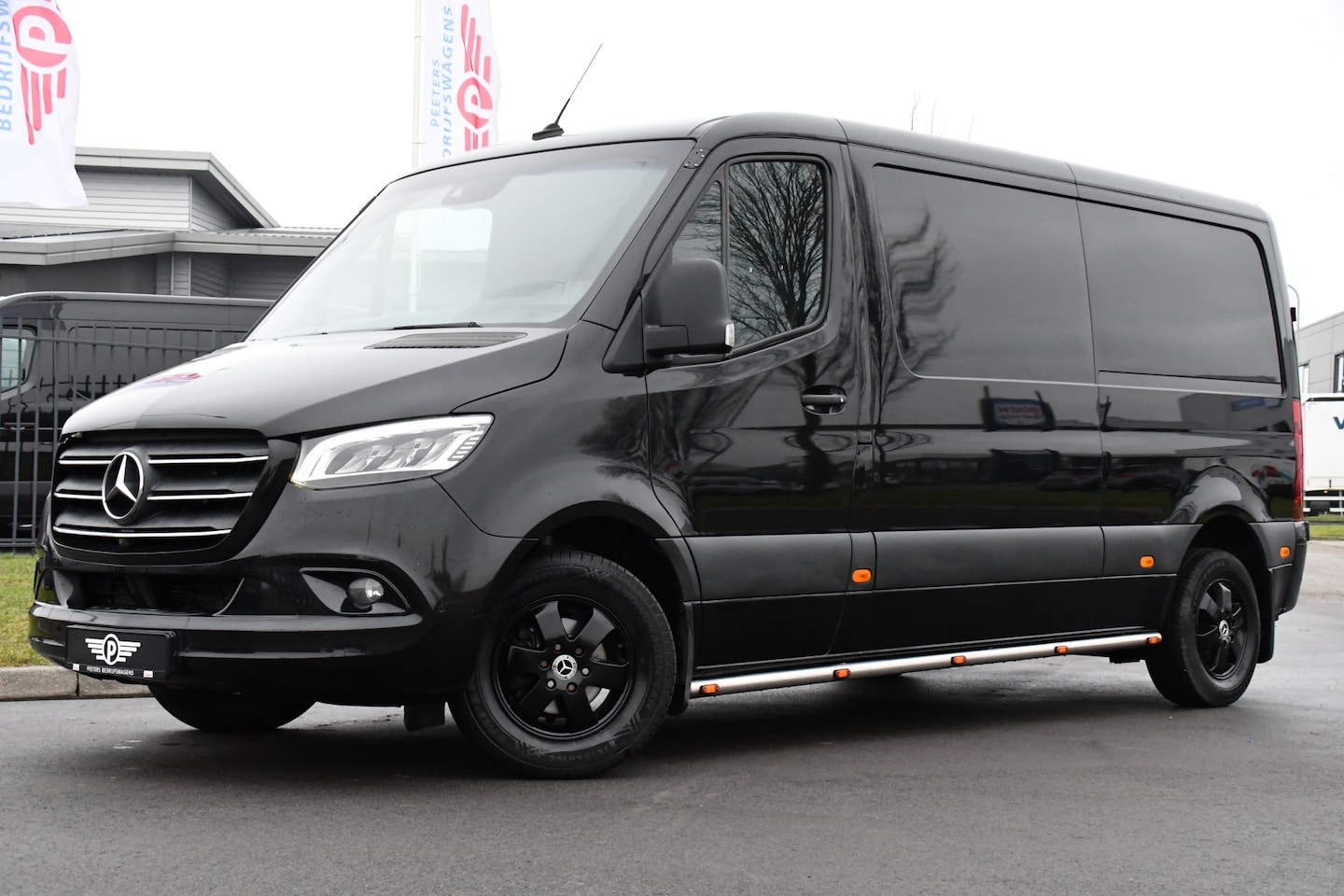 Mercedes-Benz Sprinter - 314 2.2 CDI L2H1 Black Edition Cruise, Camera, Carplay, LED, 10,5'' Mbux, Stoelverwarming, - AutoWereld.nl