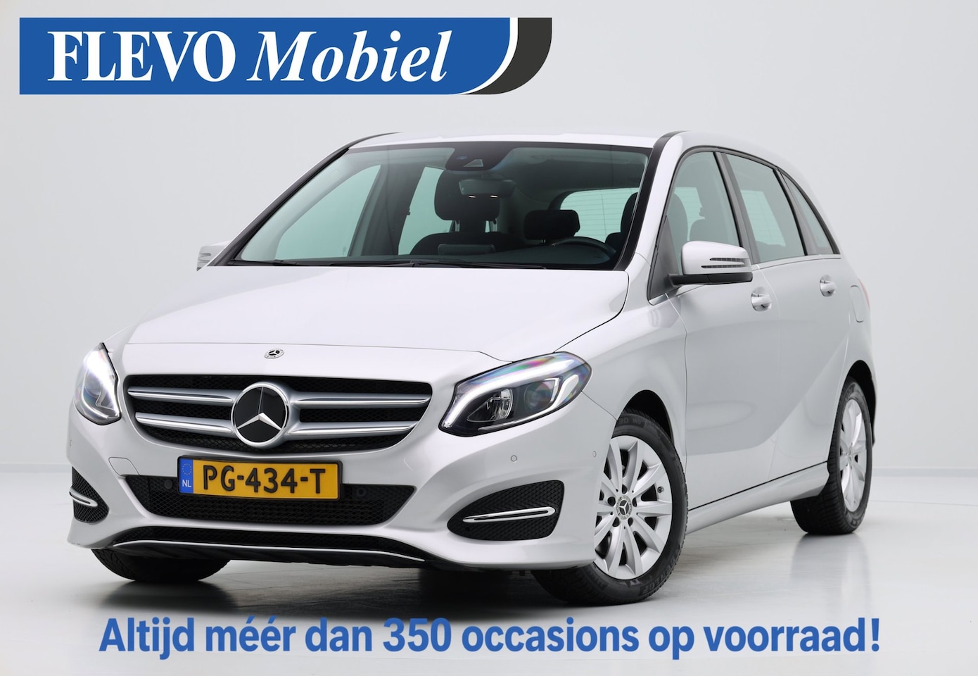 Mercedes-Benz B-klasse - 180 Business Sol. Aut. *66.440km!* LED|1e Eig|Navi|Clima|Cam|LMV - AutoWereld.nl
