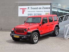 Jeep Wrangler Unlimited - 4xe 380 Sahara Camera voor + achter/Apple carplay/Stoelverwarming/Stuurverwarming/Lederen