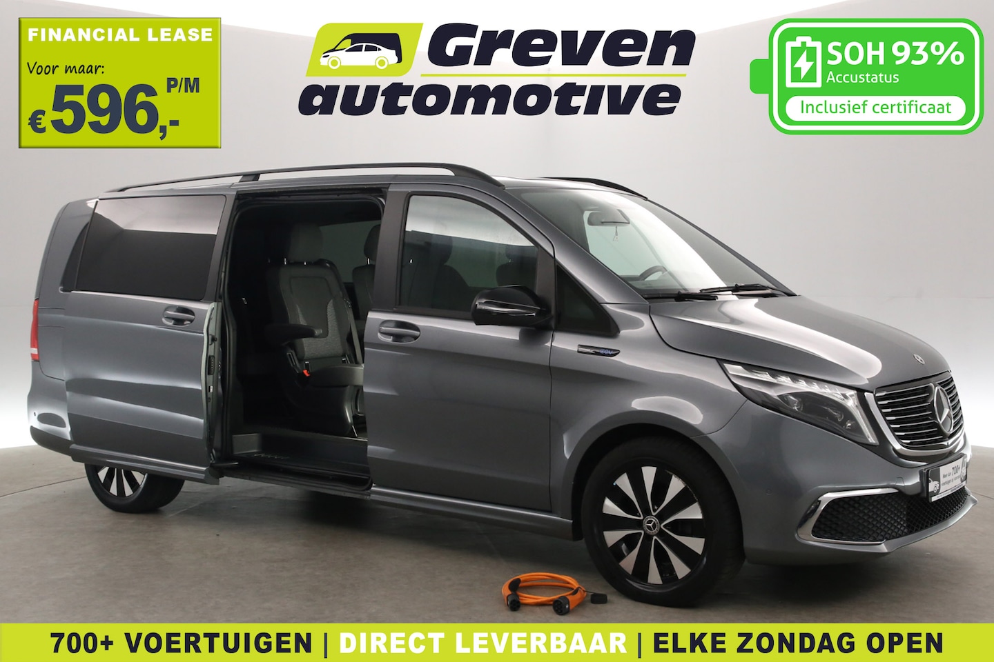 Mercedes-Benz EQV - XL Extra Lang 90 kWh Long Range | Snelladen | SOH 93% | Clima | 360° Camera | Cruise | 2xS - AutoWereld.nl