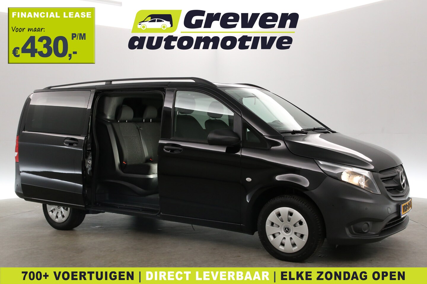 Mercedes-Benz Vito - CDI Lang 140PK | Dubbele Cabine | Clima | Cruise | Carplay | Parkeersensoren - AutoWereld.nl