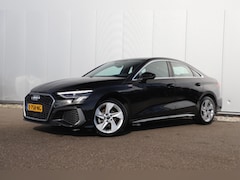 Audi A3 Limousine - 30 TFSI S edition Trekhaak Half Leder Rode Stiksels Navigatie Achteruitrijcamera Stoelverw