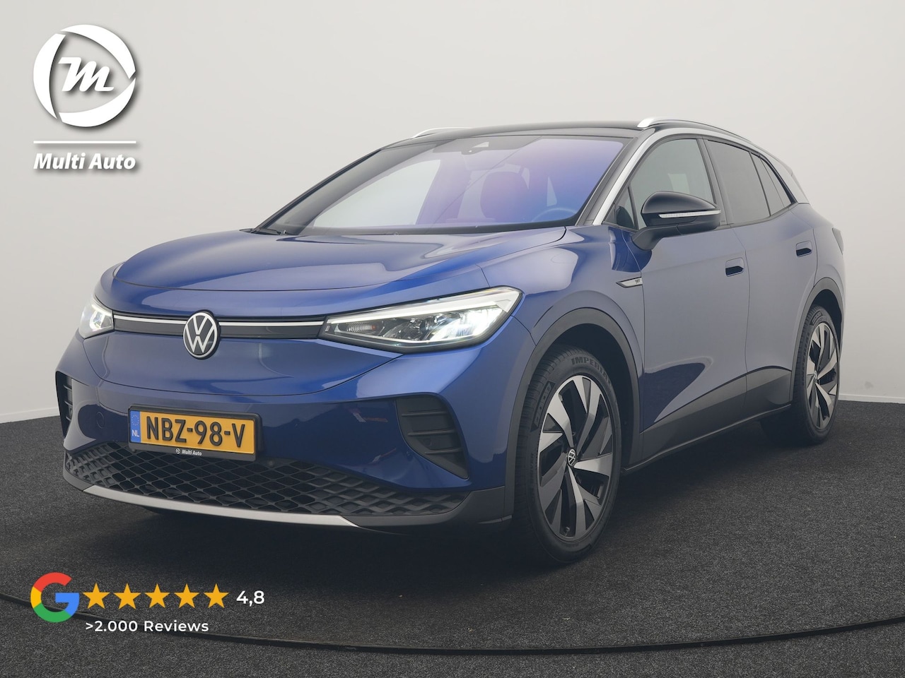 Volkswagen ID.4 - First 77 kWh 204pk Dealer O.H. | SOH 91,9% | Trekhaak af Fabriek | Adaptive Cruise | Camer - AutoWereld.nl