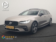 Volvo V90 - T6 AWD R-Design PHEV 340pk Dealer O.H. | SOH 86, 5% | Trekhaak Af Fabriek | Panodak | Adap