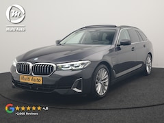 BMW 5-serie Touring - 530e Luxury Line PHEV 293pk Dealer O.H. | Trekhaak Af Fabriek | Panodak | Adaptive Cruise