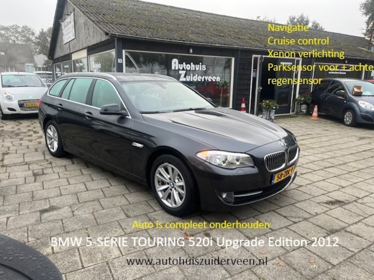 BMW 5-serie Touring - (F11) 520i 184pk Aut. Upgrade Edition Garage Onderhouden - AutoWereld.nl