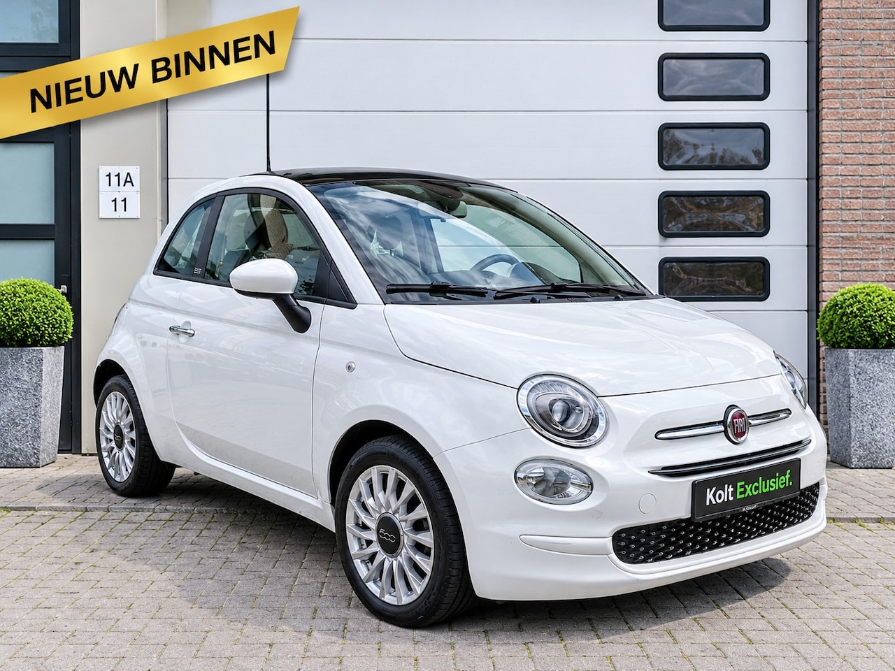 Fiat 500 C - 1.0 Hybrid Club Cabrio | Apple CarPlay - Android | Airco | Parkeer Sensors | Cruise Contro - AutoWereld.nl