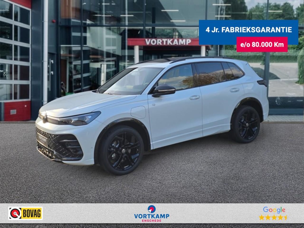 Volkswagen Tiguan - 1.5 TSI eHYBRID 272 PK R-LINE PANO-DAK/TREKHAAK/LEDER/360CAM/E-KLEP/ACC/H+K - AutoWereld.nl