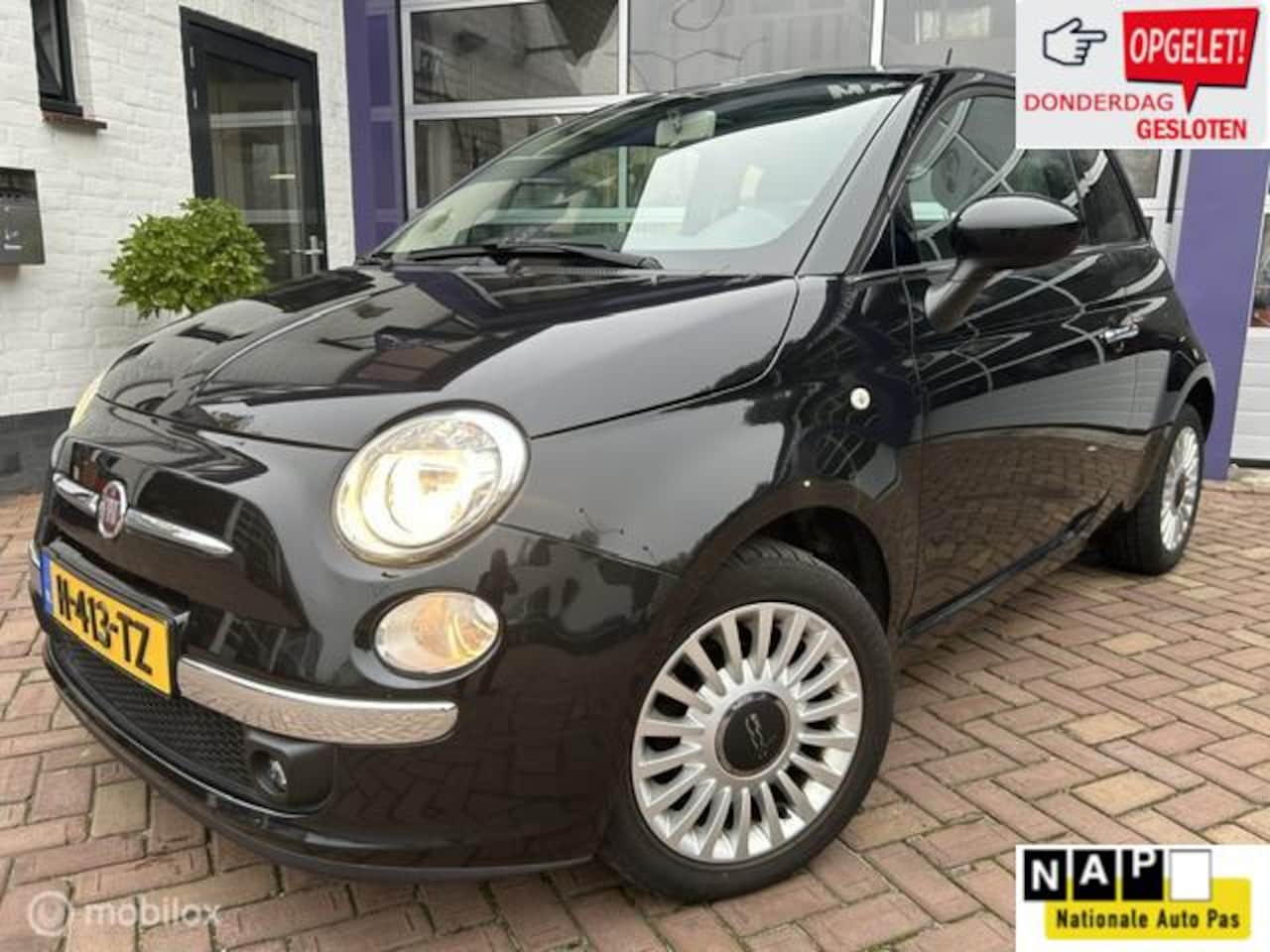 Fiat 500 - 1.2 Lounge * PANORAMADAK * AIRCO * LM VELGEN * - AutoWereld.nl