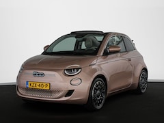 Fiat 500 C - La Prima 42 kWh Cabrio Leder Stoelverwarming JBL Camera 17"