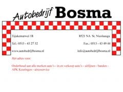 Autobedrijf Bosma logo