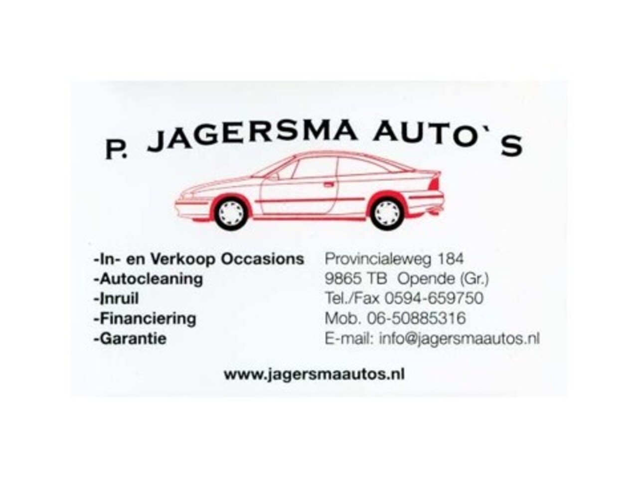 Jagersma Auto's