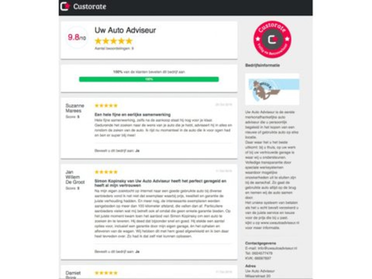 Uw Auto Adviseur